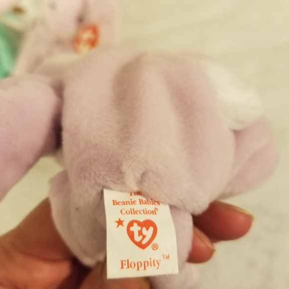 Original ty beanie Baby bunnies floppity hoppity hoppity - Picture 6 of 7